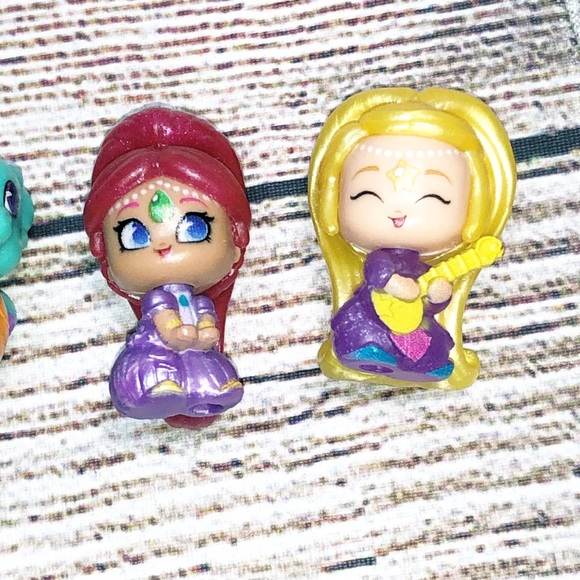Shimmer & Shine Lot of 6 Mini Figures - Picture 7 of 12
